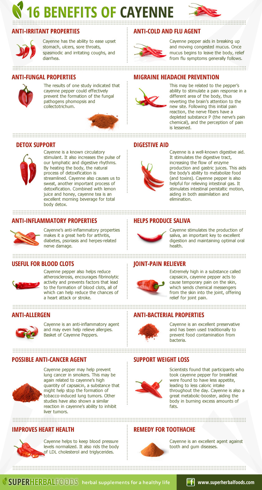 The health benefits that you can get from ingesting cayenne pepper