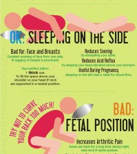 Sleeping positions that are very beneficial for you infographic