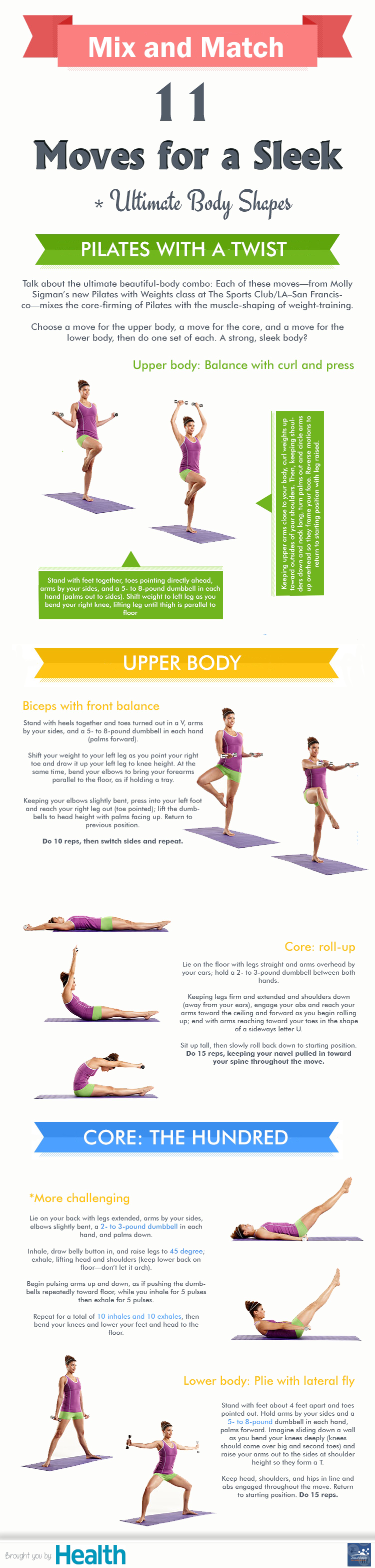 Credit: 11 Moves for a Sleek Ultimate Body Shapes by visual.y