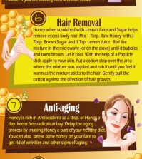 Beauty Benefits of Honey Infographic