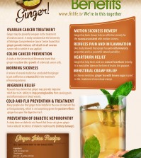 10 Amazing Benefits Of Ginger Infographic