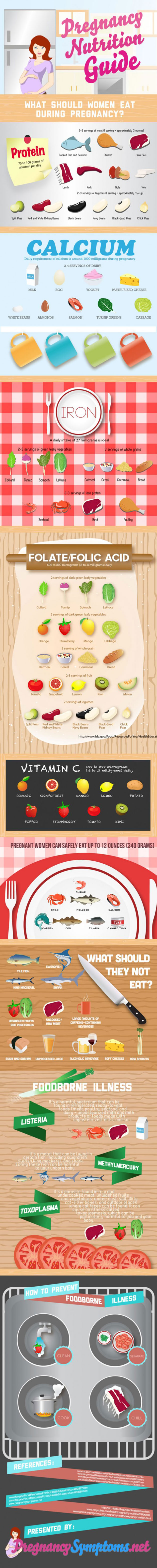 Nutritious Food During Pregnancy Infographic