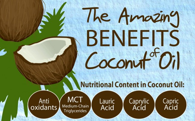 9 Coconut Oil Benefits For Your Health Infographic