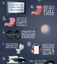 10 Tips To Improve Your Sleep Infographic