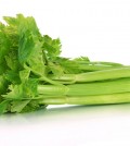 Fresh green celery isolated