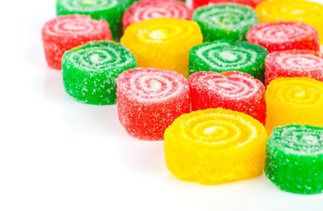 Close-up Of Colorful Fruit Candy