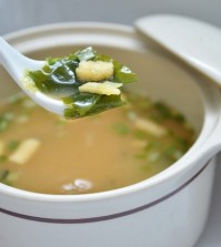 Miso Soup With Tofu And Seaweed