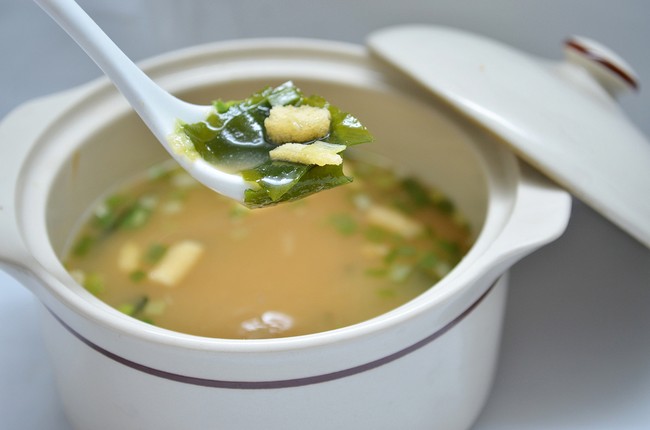 Miso Soup With Tofu And Seaweed