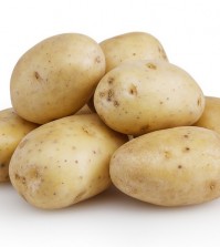 Potatoes Isolated On White Background