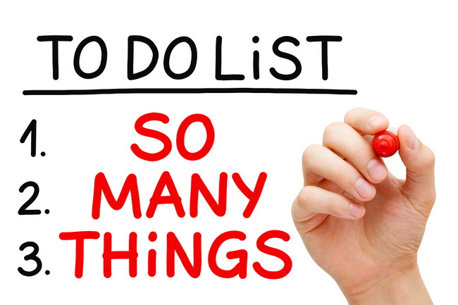 So Many Things To Do List