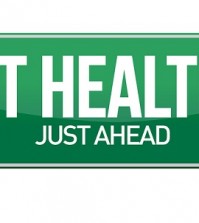 Get Healthy Green Road Sign