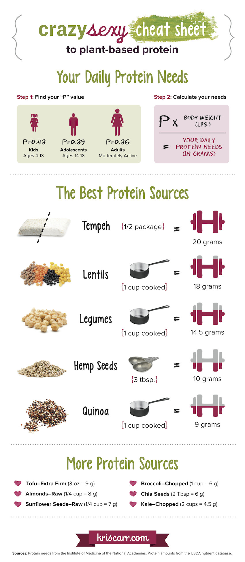 11 Plant-Based Protein Sources Infographic