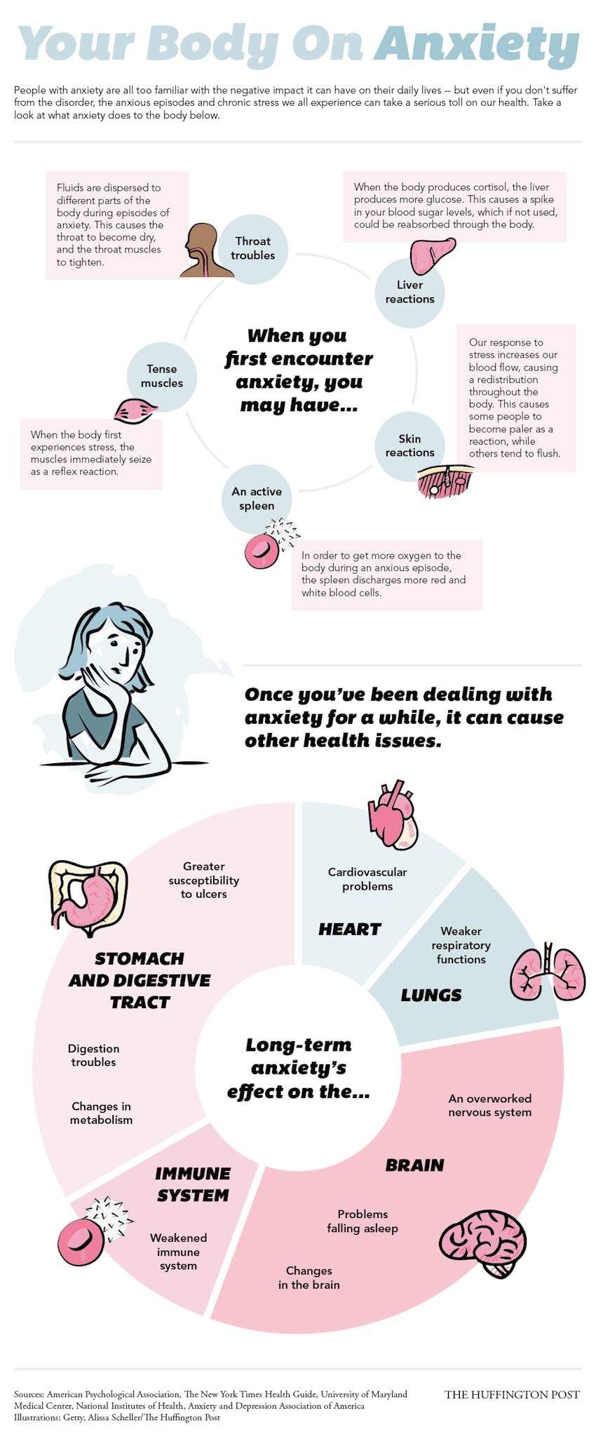 14 Side Effects Of Anxiety Infographic