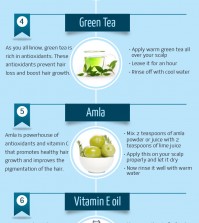 7 Powerful Natural Remedies For Hair Growth Infographic