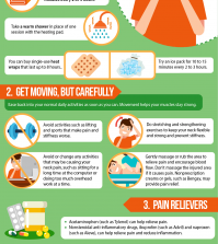 Simple Ways To Ease Neck Pain At Home Infographic