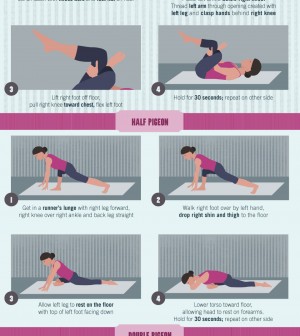 10 Yoga Poses For Healthy And Strong Hips Infographic