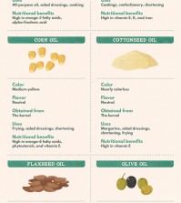 Nut, Seed, And Flower Cooking Oils: Which One To Choose? Infographic