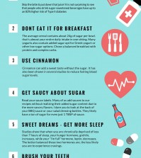 Use These 8 Tips To Effectively Cut Down Your Sugar Intake Infographic