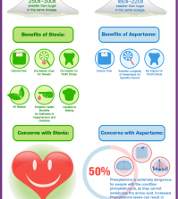 Stevia vs. Aspartame: Which One Do You Choose? Infographic