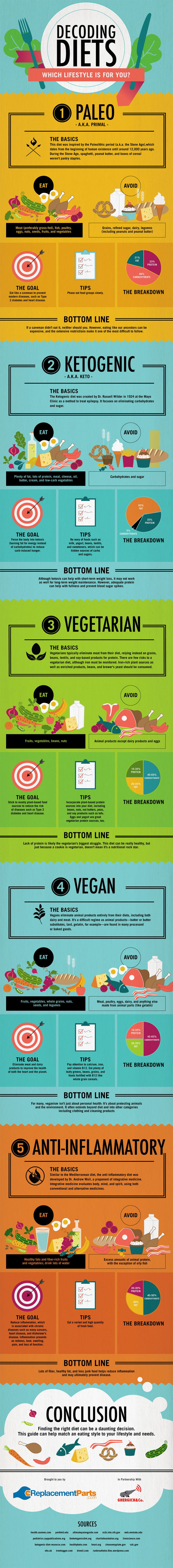 All About Diets: Which One Will Work For You? Infographic