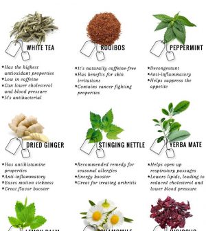 15 Different Teas To Cure Any Ailment Infographic