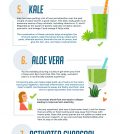 10 Perfect Superfood Ingredients For Your Super Smoothies Infographic