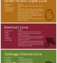 Veggie Juice Recipes To Quickly Load On Vitamins Infographic