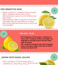 Heal Acne Naturally With These Lemon Recipes Infographic