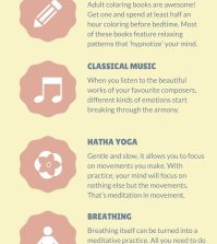 5 Alternative Ways Of Active Meditation To Use Daily Infographic