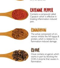 Top 8 Herbs With Powerful Anti-Inflammatory Properties Infographic