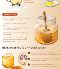 8 Great Reasons To Start Drinking Honey Water Infographic