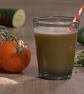 Super Healthy And Quick Tomato Basil Juice Recipe Video