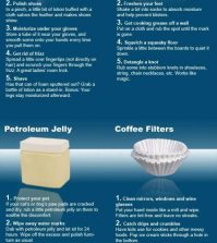 Smart Uses For Common Household Items You May Not Know About Infographic