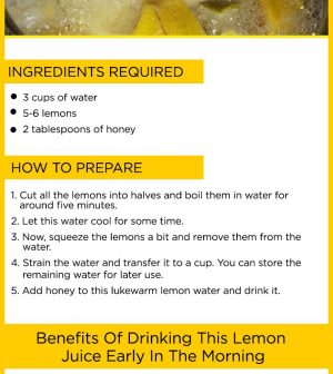 Boil Lemons In Water For A Healthy Morning Drink Infographic