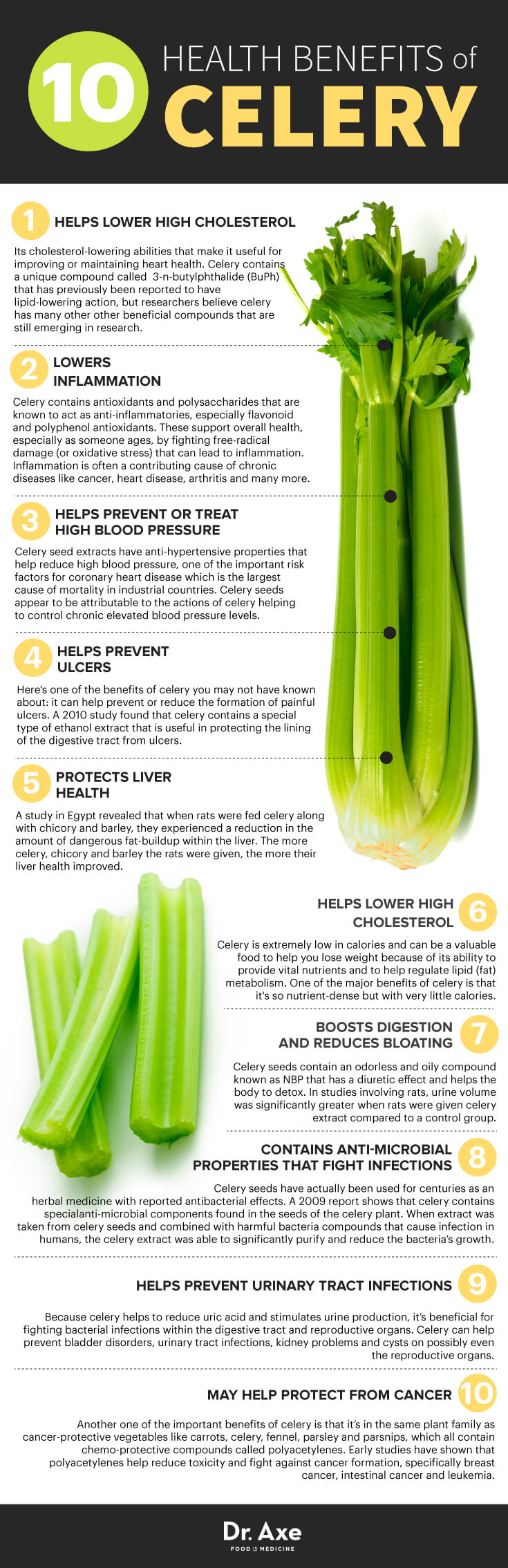 Celery And Its Impressive Health-Improving Qualities Infographic