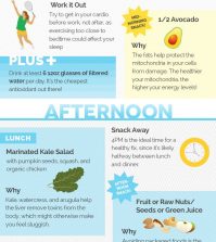 Effective Health And Nutrition Tips For High Energy Day Infographic