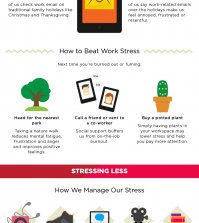 The Best Tips For Beating Stress And Boosting Happiness Infographic