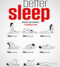 Yoga Postures That Will Help You Ease Into Sleep Infographic