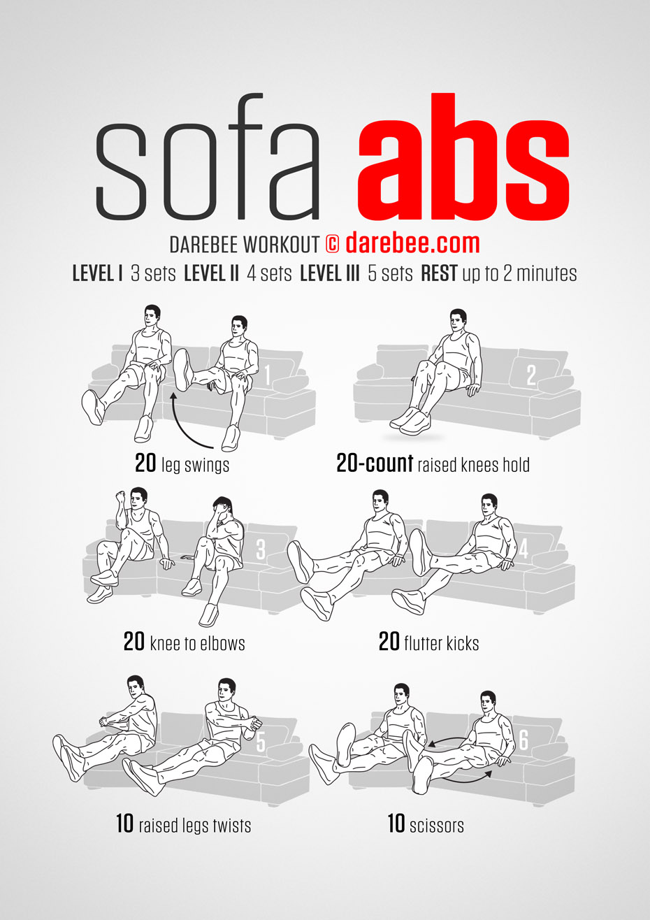 Building Perfect Abs Without Getting Up From Your Sofa? Here Is How! Infographic