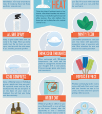 Beat Summer Heat With These 15 Life-Saving Hacks Infographic