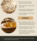 Use The Power Of Oatmeal And Honey To Get Rid Of Acne Infographic