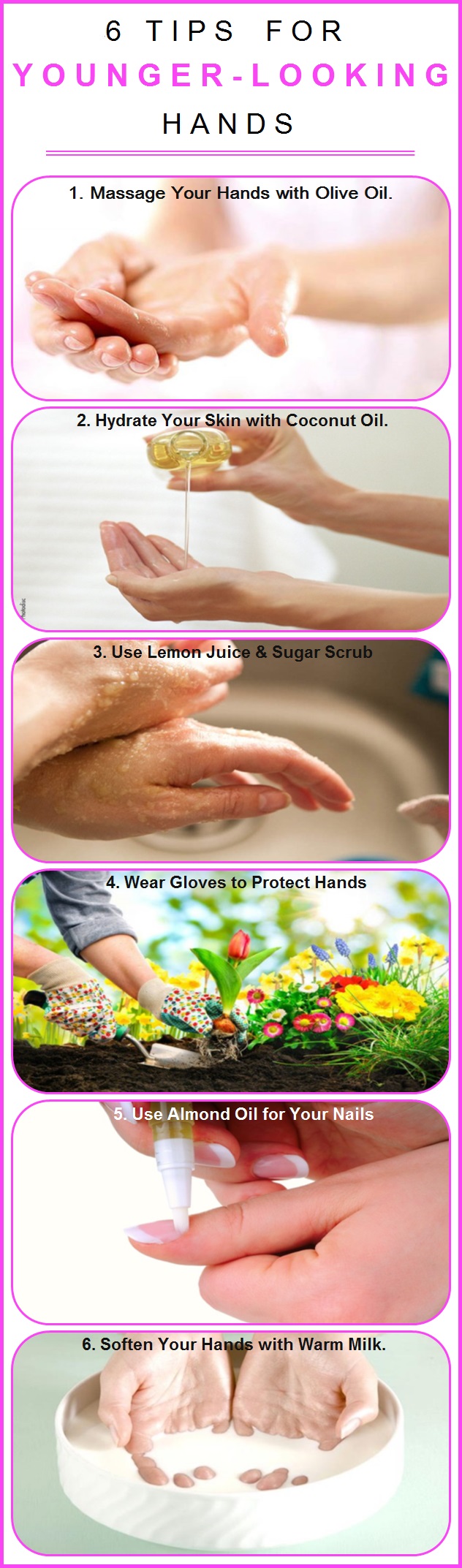 Simple Tips For Taking Better Care Of Your Hands Infographic